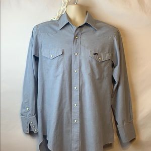 🌵Wrangler western jean snap button shirt🌵